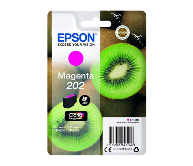 EPSON 202 Magenta 4,1ml C13T02F34010 - 464295 - zdjęcie